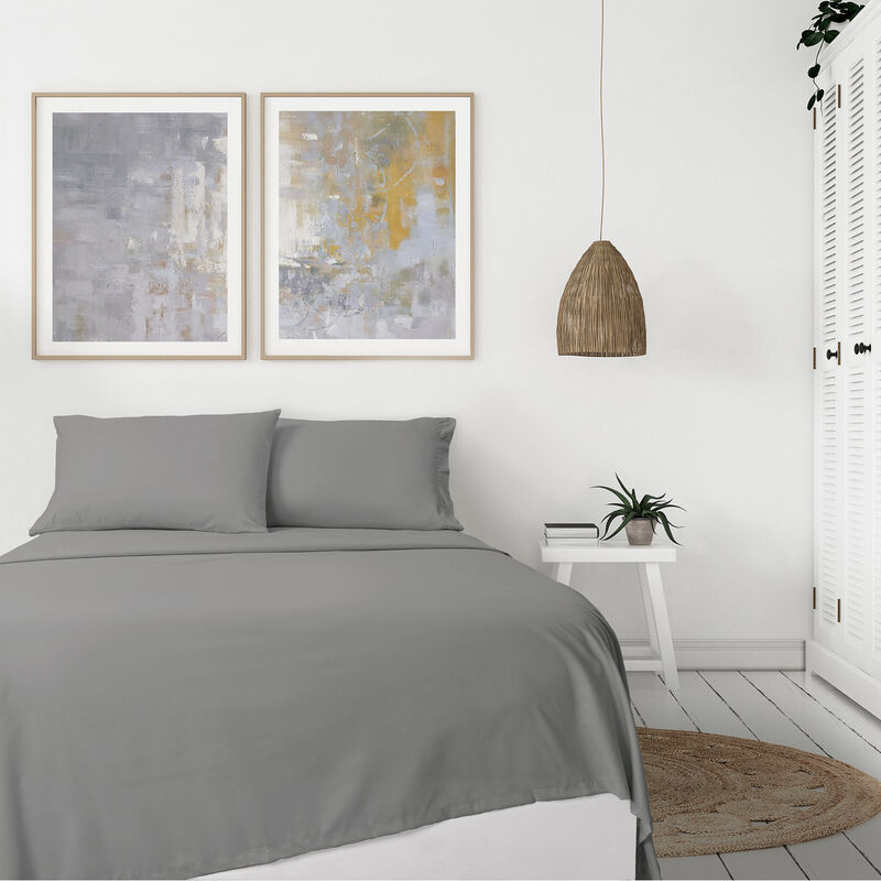 Juego de S&aacute;banas Individual Sumie Gris image number null