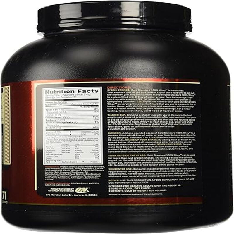 Proteina 100% Whey Gold Optimum Nutrition Choco... image number null