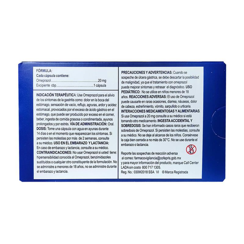 Genoprazol 20 Mg 14 C&aacute;psula(s) image number null