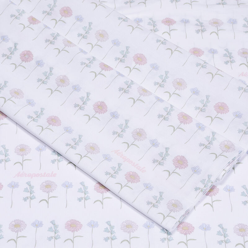 S&aacute;bana Queen Size Lou Blanco/Rosa Kaltex image number null