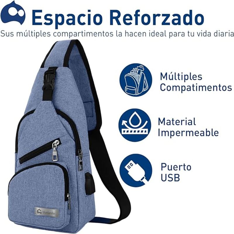 Mochila Cruzada Bluelander image number null