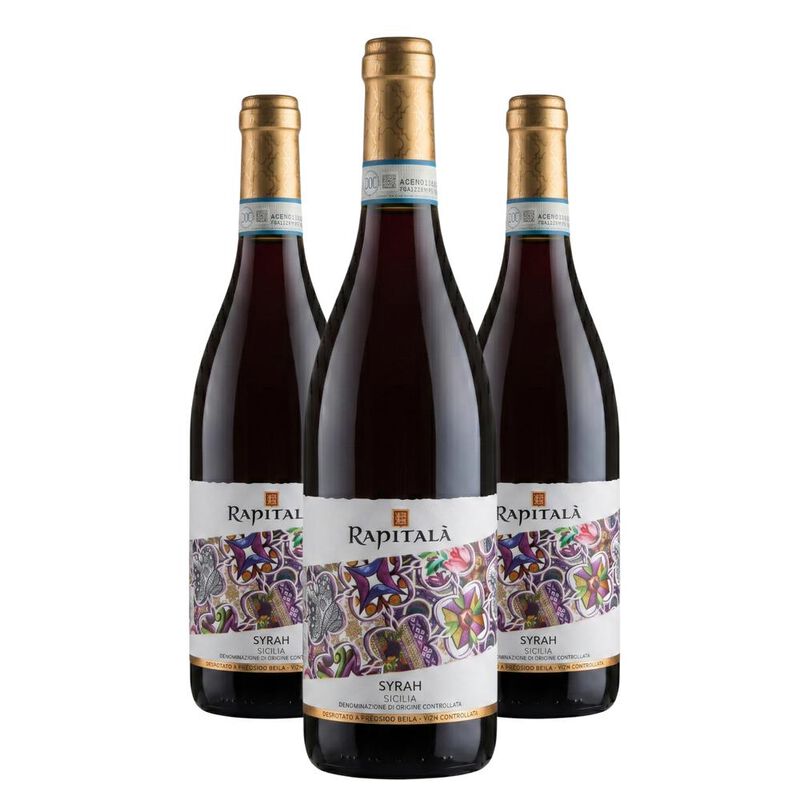 Vino Tinto Rapitala Sicilia Doc Syrah 750ml image number null