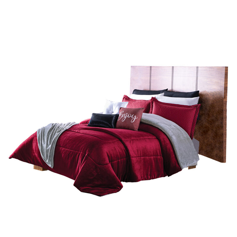 COBERTOR PACHICALIENTITO VINO KS/XL-QS image number null