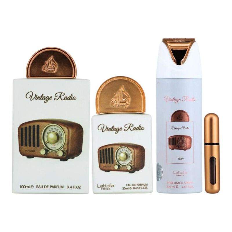 Perfume Lattafa Vintage Radio Gift Set image number null