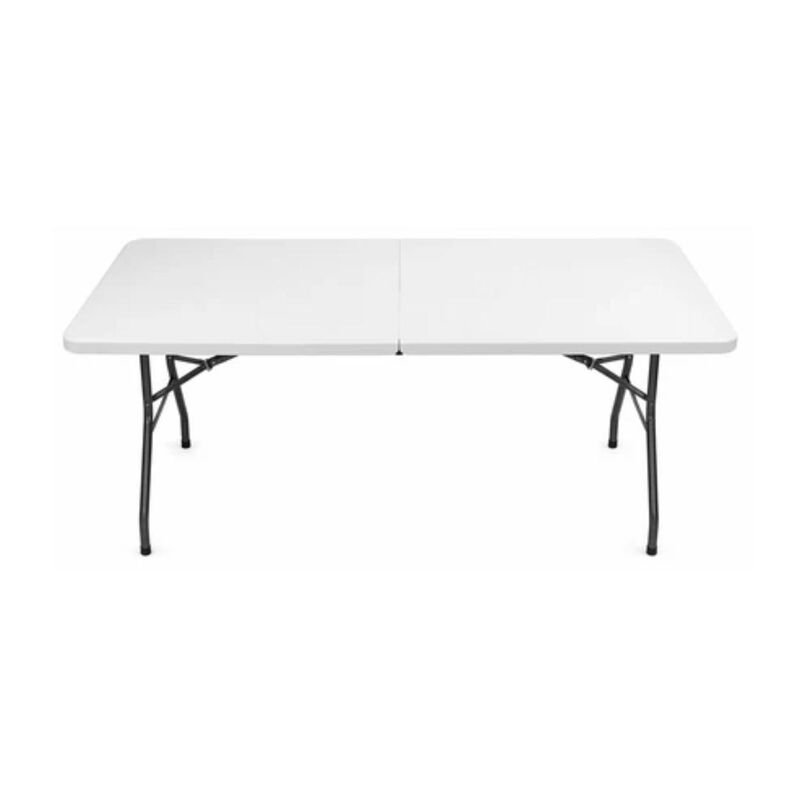 Mesa De Pl&aacute;stico Pelda&ntilde;os Blanca 711729 image number null