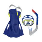Conjunto de Esnórquel con Aletas Bestway Crusad... Conjunto de Esnórquel con Aletas Bestway Crusader Niños 7+