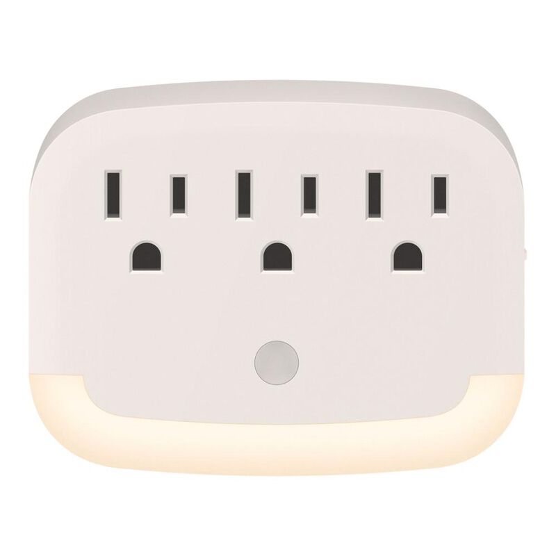 Multicontacto de pared con 3 salidas polarizada... image number null