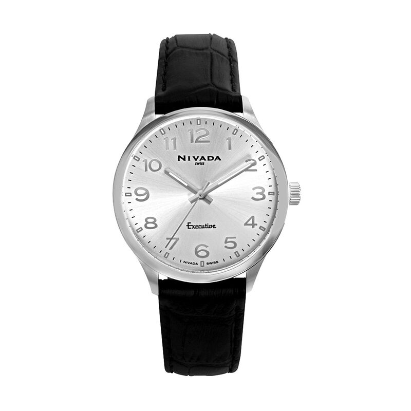 Reloj Nivada Executive Dama Acero/Piel Blanco A... image number null