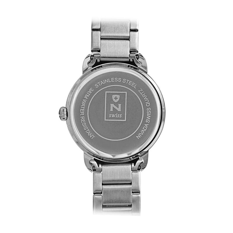 Reloj Nivada Flower Dama Acero/Acero Plata Liso image number null