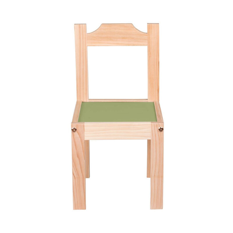 Duduk Silla de Madera Barnizada para Ni&ntilde;os Pequ... image number null