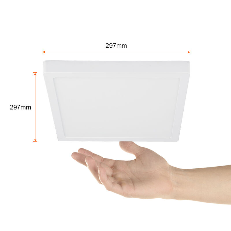 Lampara Sobre Poner Techo Blanco 24w Luz D&iacute;a 24... image number null