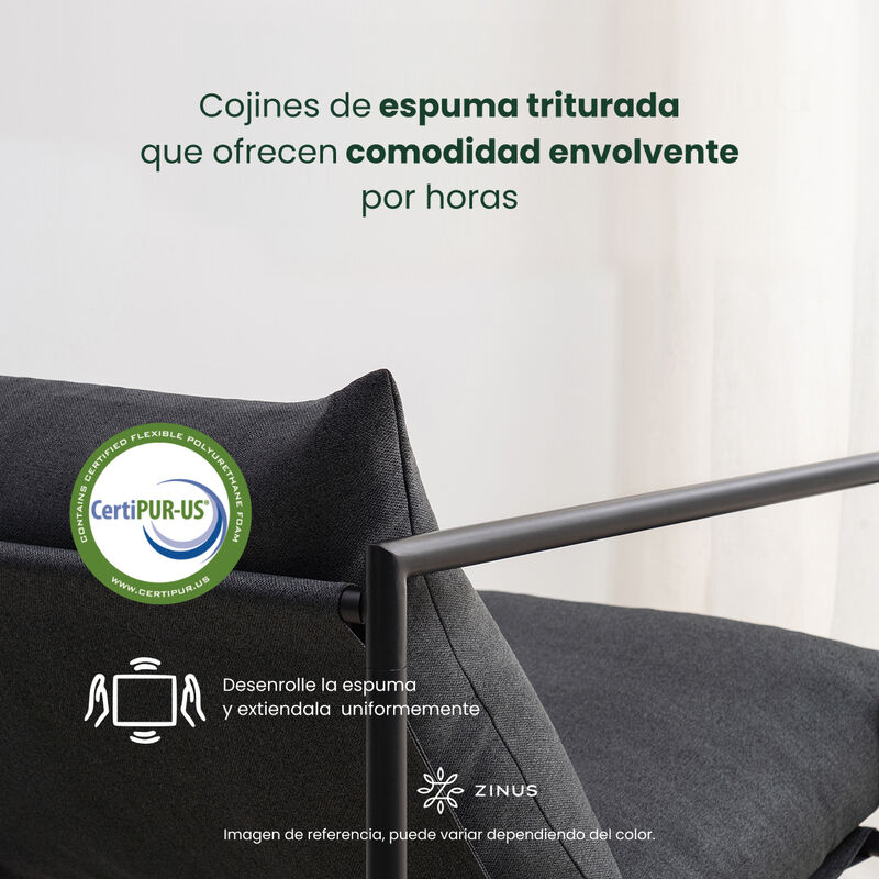 Zinus | Silla De Metal Zinus Aidan Con Cojines ... image number null