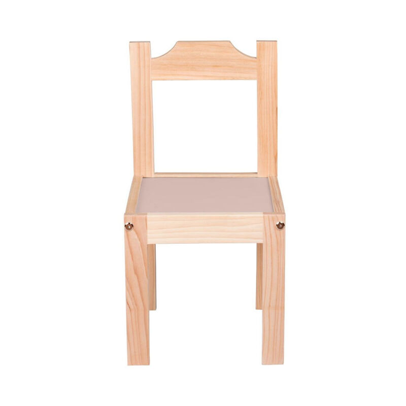 Duduk Silla de Madera Barnizada para Ni&ntilde;os Pequ... image number null