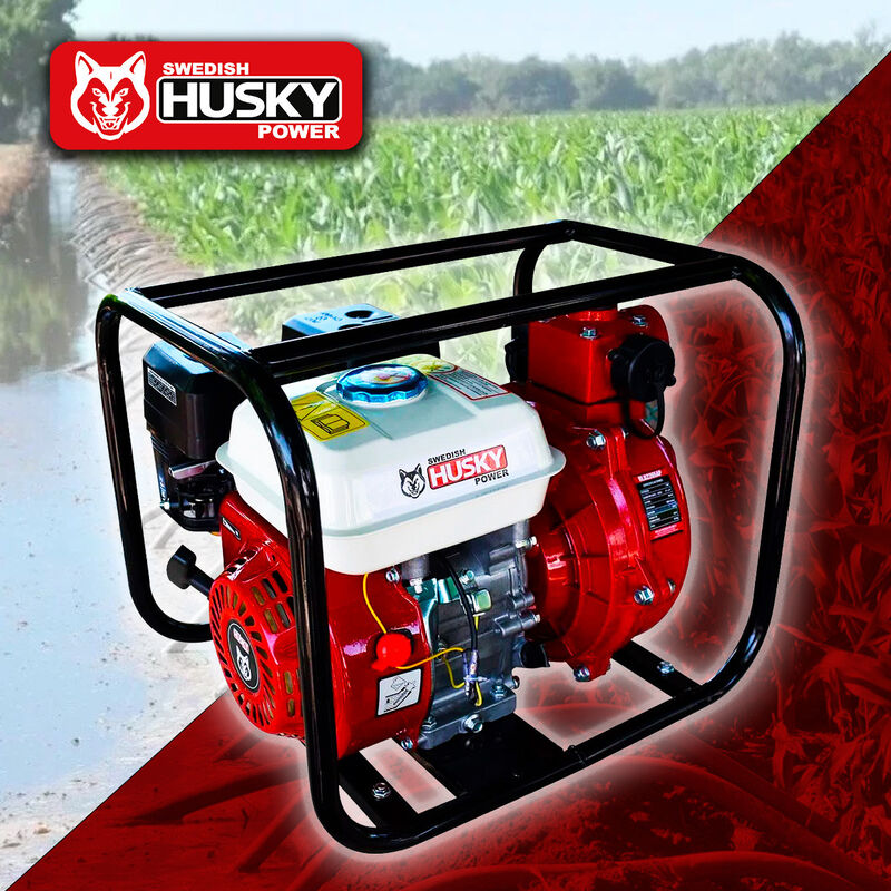 Moto Bomba a Gasolina 2X 2 Autocebante 6.5HP image number null