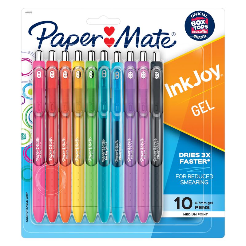 Bol&iacute;grafos De Gel Paper Mate Inkjoy De Punta Me... image number null