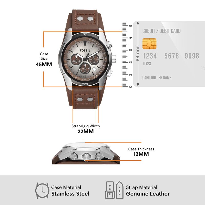 Reloj Fossil Coachman Ch2565 Chronograph Para H... image number null