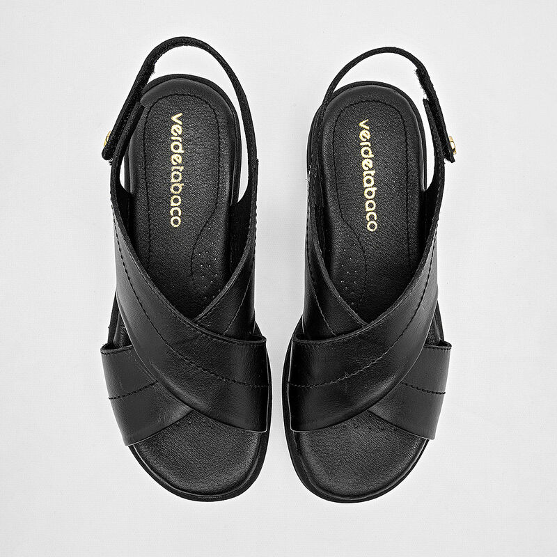 Verde T sandalia plataforma para mujer negro co... image number null
