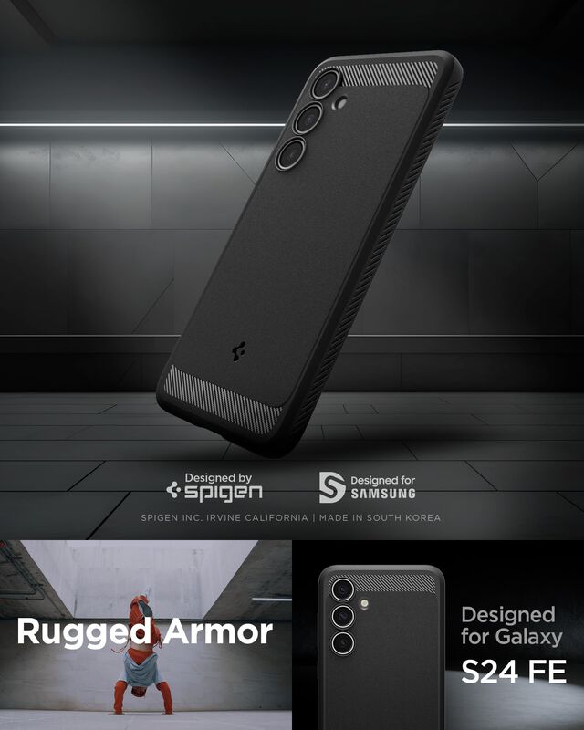 Funda Spigen Rugged Armor Para El Galaxy S24 Fe... image number null