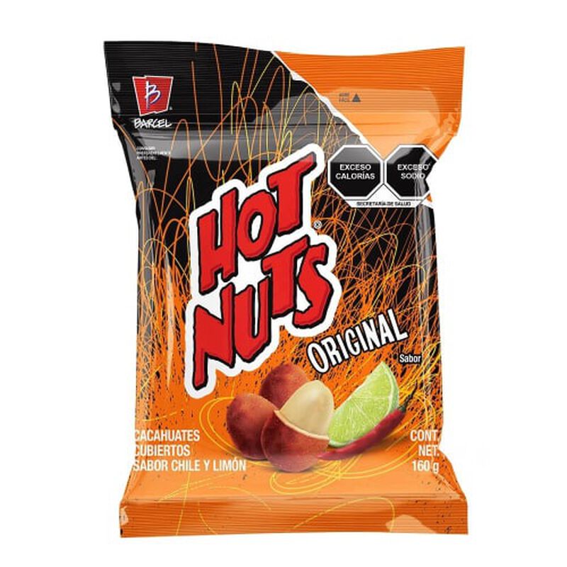 Hot Nuts Cacahuates 160 gr image number null