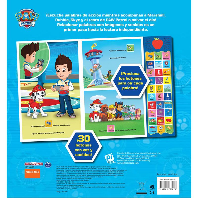 Libro Paw Patrol Palabras En Acci&oacute;n image number null