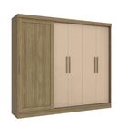 Ropero kappesberg N564 NGMC RO de 218X245X56 cm color Nogueira  macadamia ort