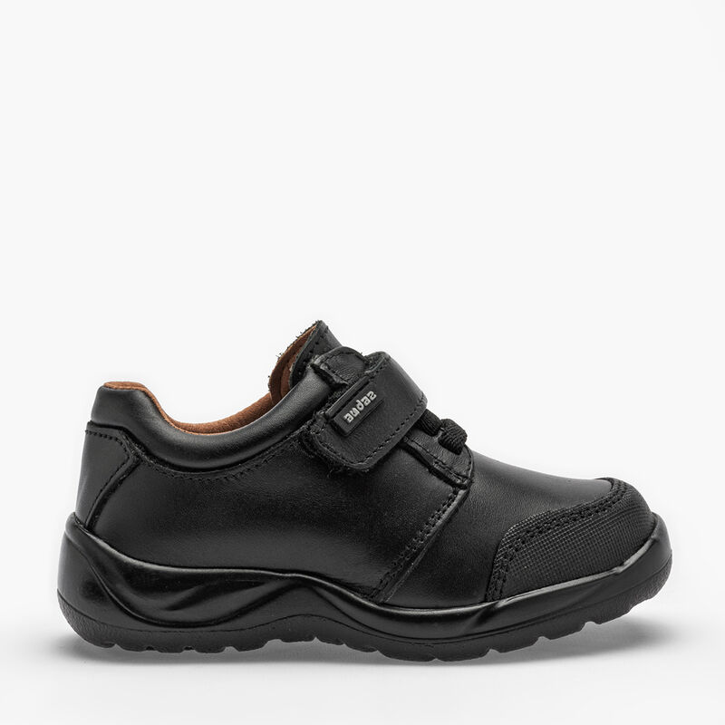 Audaz Zapato De Piel Para Ni&ntilde;o Negro Cod 122257... image number null