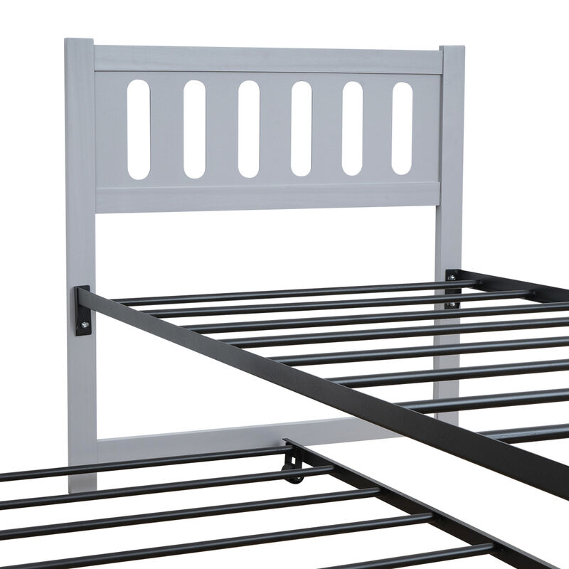 Cama Baja Cherokee Gris image number null