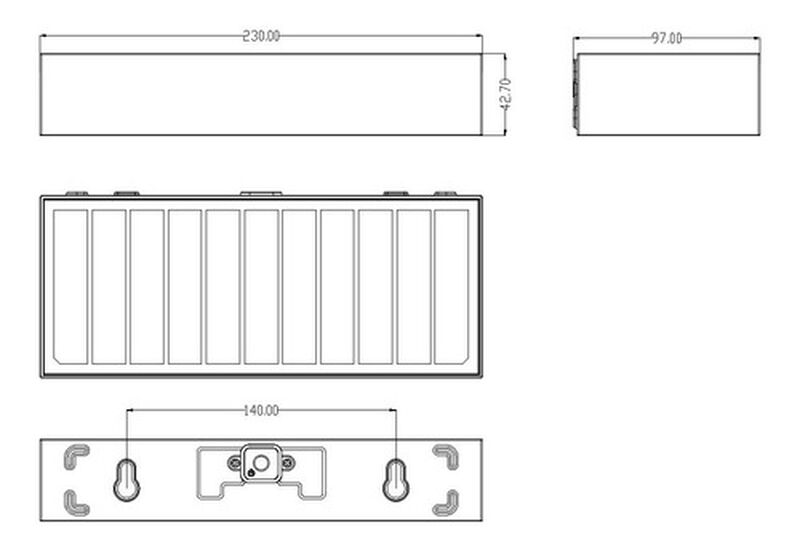 L&aacute;mpara Solar Arbotante Led 6 W Luz De D&iacute;a Sens... image number null