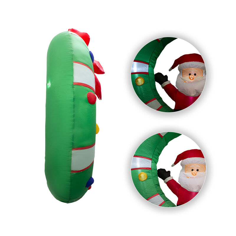 Inflable Corona con Santa Claus de 1.20 M, deco... image number null
