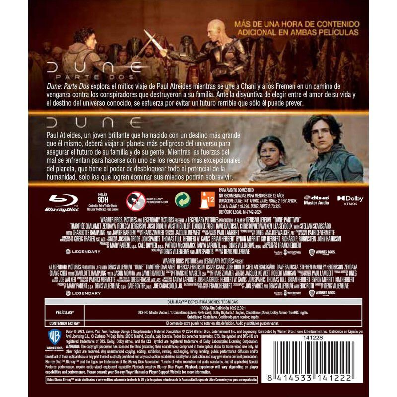 Dune Pack 1-2 [Blu-ray] (2021, 2024) image number null