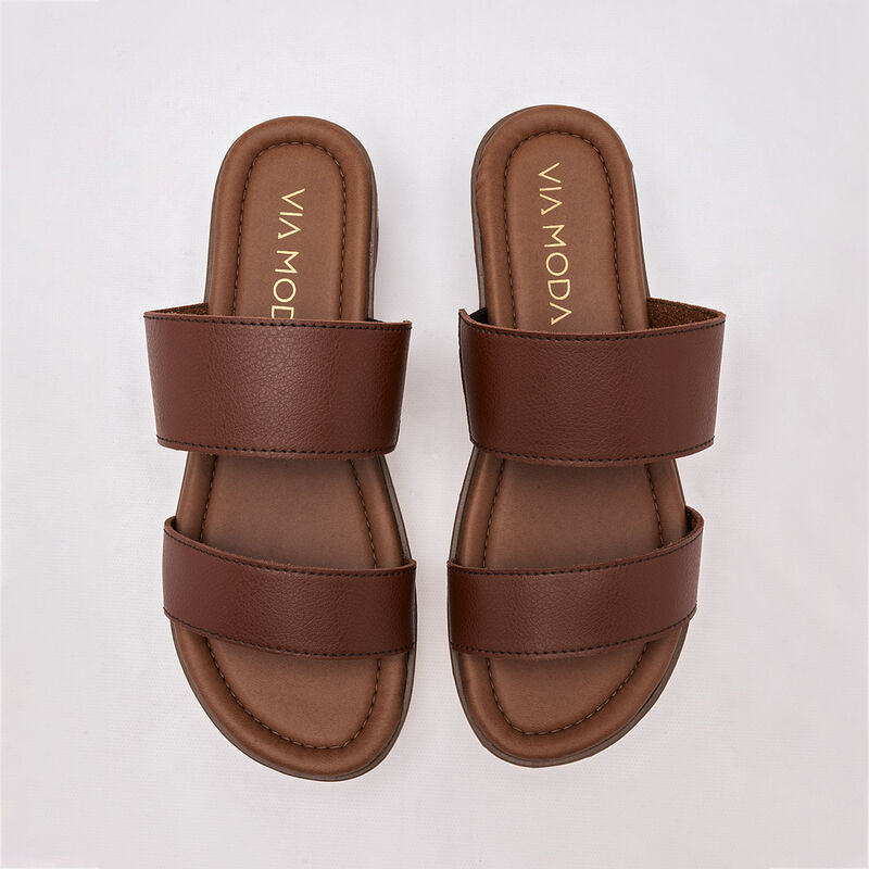 Via Moda Sandalia para mujer camel image number null