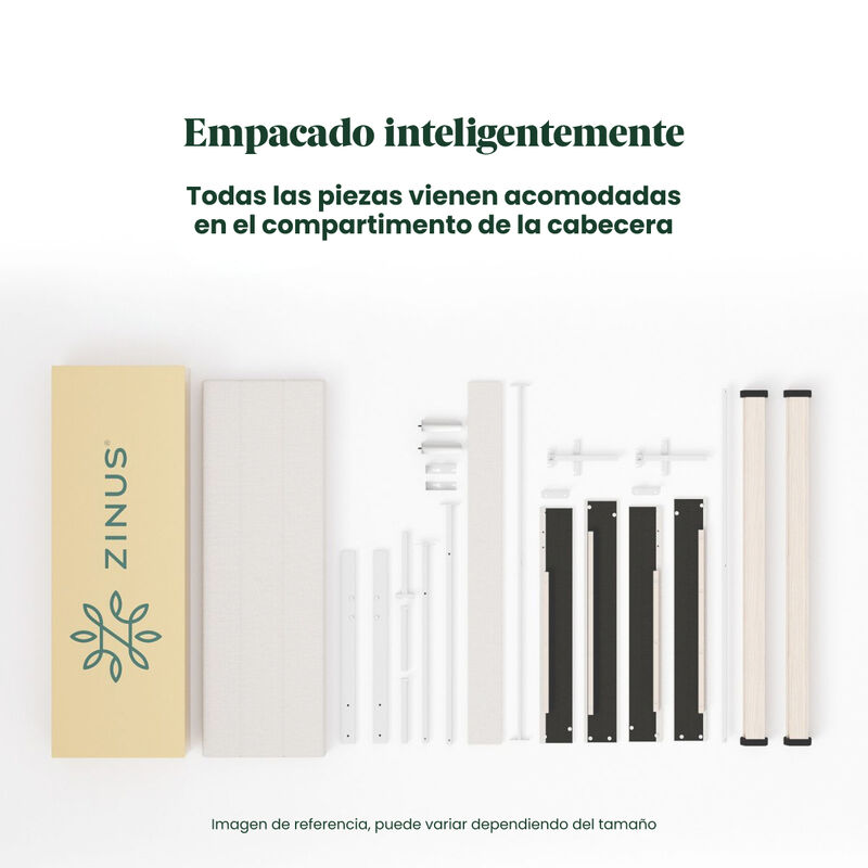 Zinus Piper | Cama Con Dise&ntilde;o En L&iacute;neas Queen S... image number null