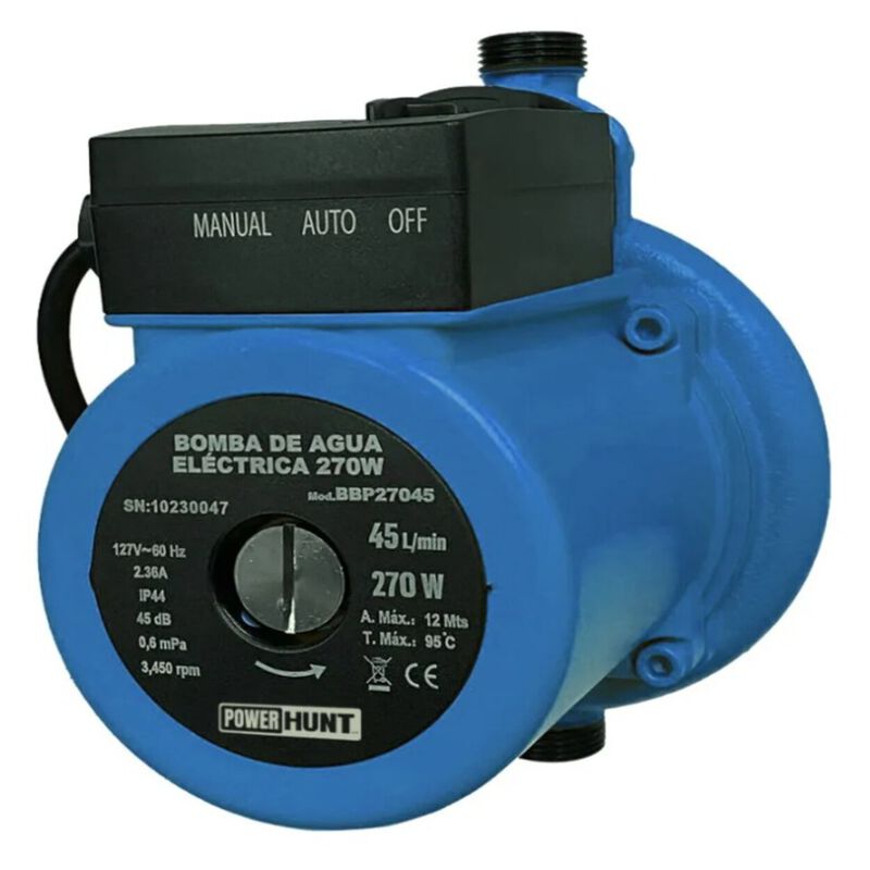 Bomba Presurizadora Powerhunt 35l/min 120w 3/4 ... image number null