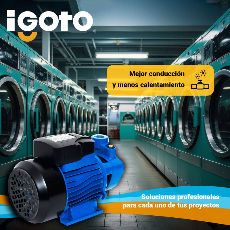 Bomba Perif&eacute;rica 1/2 Hp 127 V, 370w Igoto Qb-60 image number null
