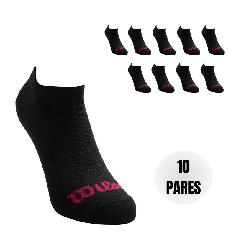 Wilson 10 Pares de Tines para Mujer, Color Negr... image number null
