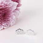 Broqueles Flor de Loto de Plata