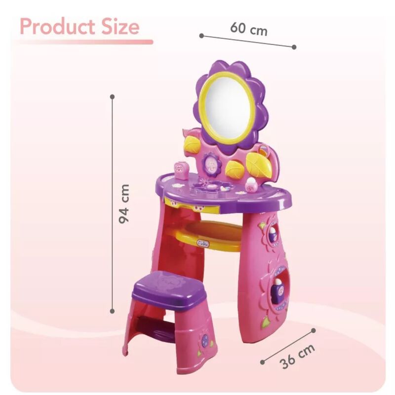 Tocador De Ni&ntilde;a Mytek 5556 Set Beauty Queen image number null