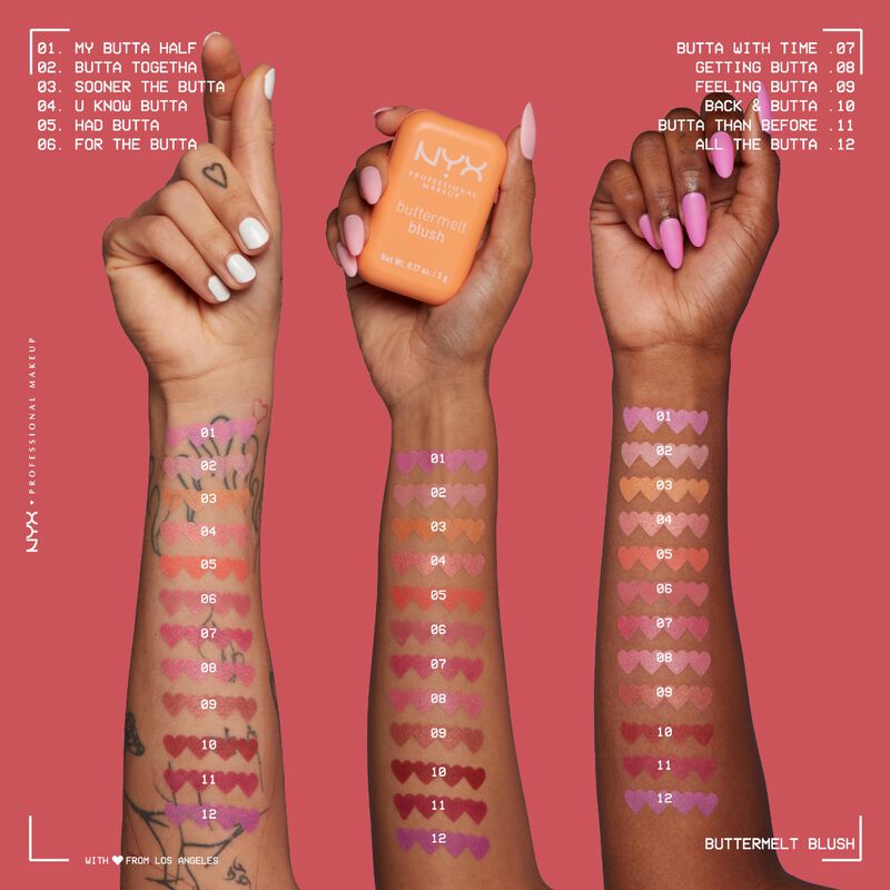 Maquillaje Profesional Blush Nyx Buttermelt Fee... image number null