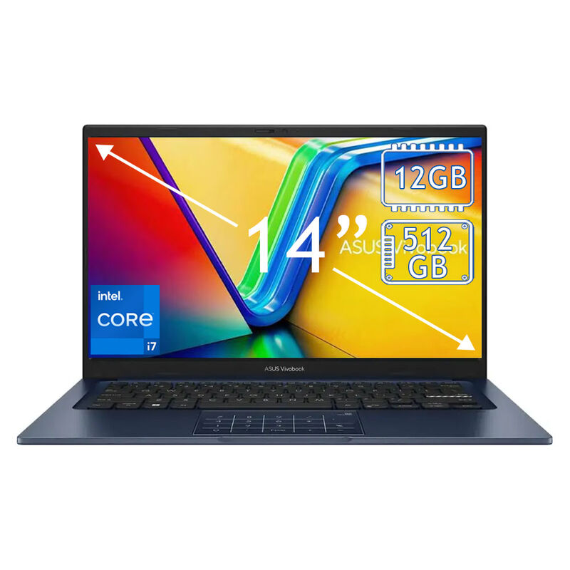 Laptop Asus Vivobook 14" Core i7 512Gb 12Gb Ram... image number null