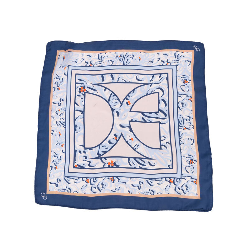 Bolsa Drawstring Mediano Con Mascada Color Beig... image number null