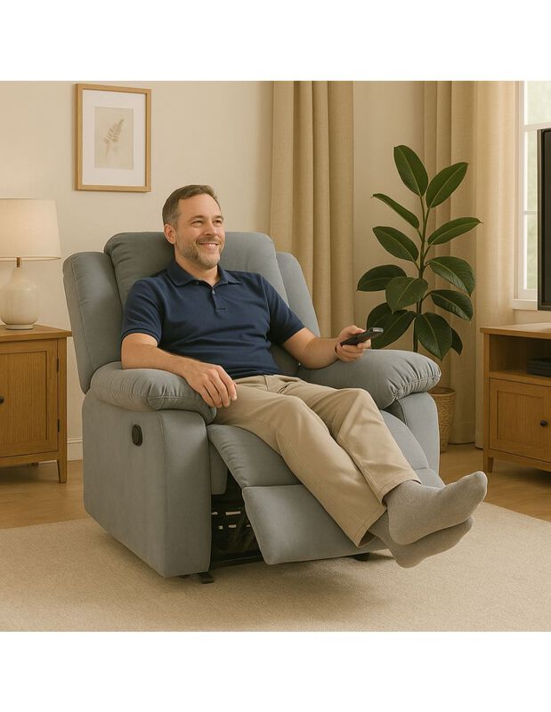 Sof&aacute; Reclinable Boston 3 Ajustes de Posiciones ... image number null