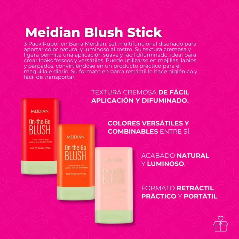 Rubor Stick Blush En Barra Colorete Mejillas La... image number null