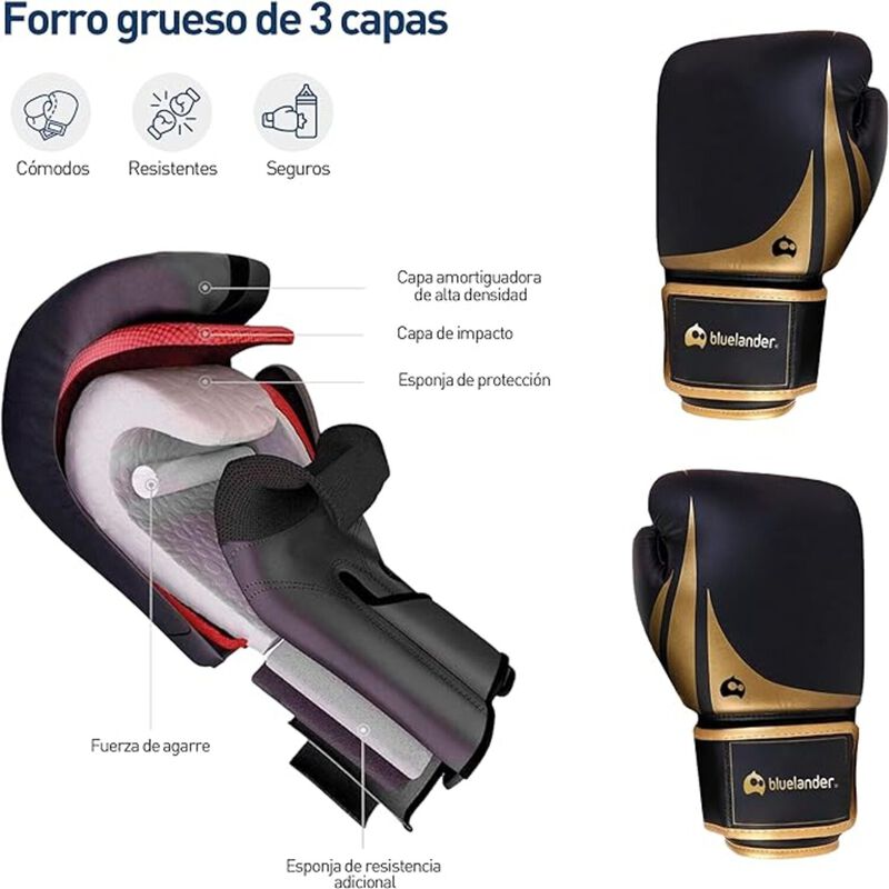 Guantes de Box Bluelander image number null
