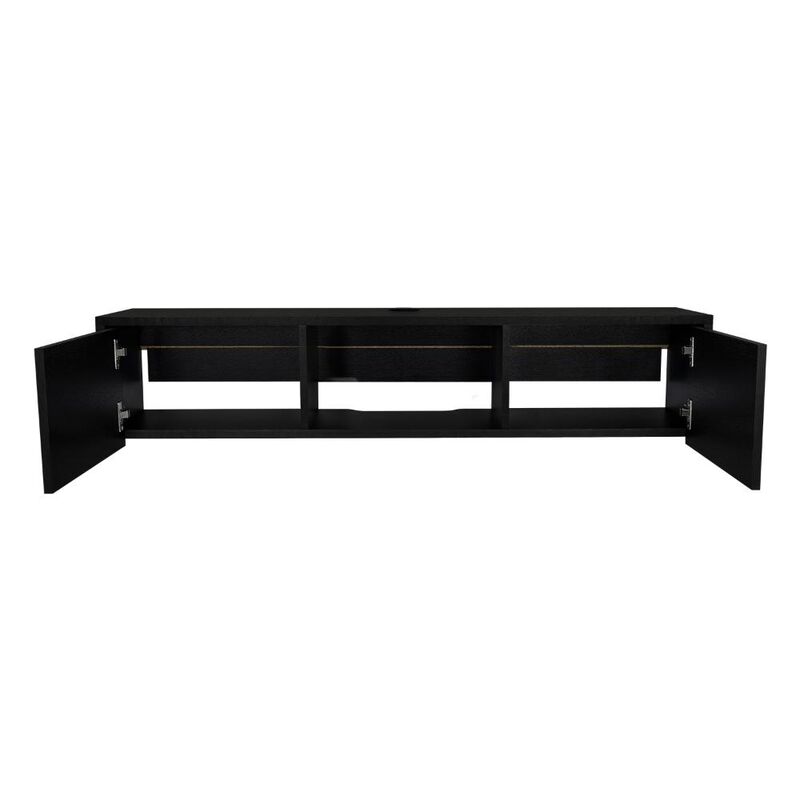 Mesa Para Tv Flotante Gleid Wengue  Virtual Mue... image number null