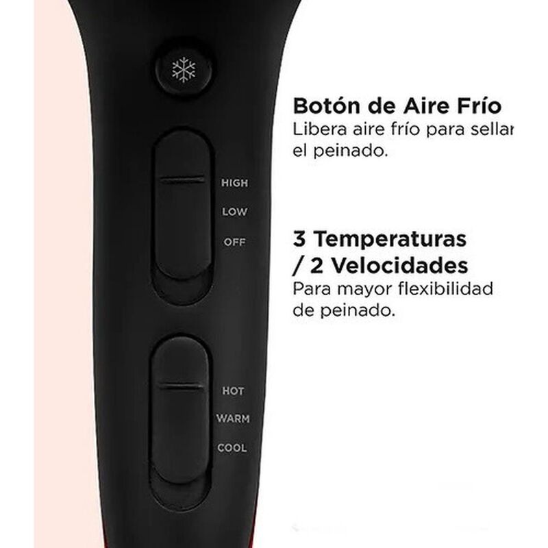 Secadora De Cabello Revlon Smoothstay Rvdr5317 ... image number null