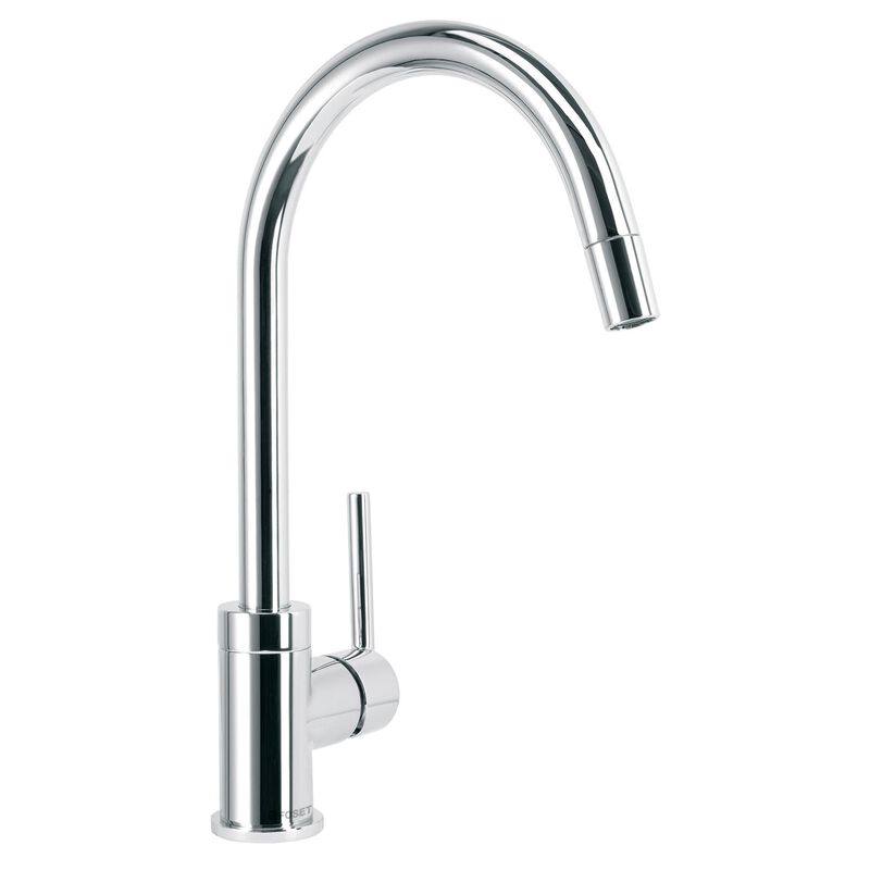 Monomando Cromo Nariz Retr&aacute;ctil para Fregadero ... image number null