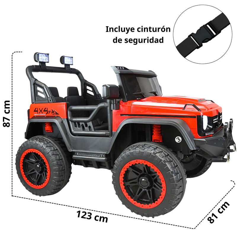 Montable El&eacute;ctrico Camioneta 4x4 para Ni&ntilde;os Con... image number null