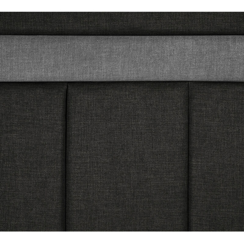 Cabecera Matrimonial Dicasa Bora Gris Oscuro image number null