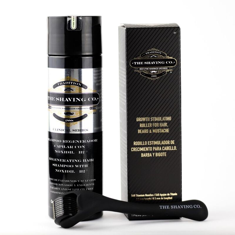 Kit Shampoo Noxidil + Roller Cabello The Shavin... image number null