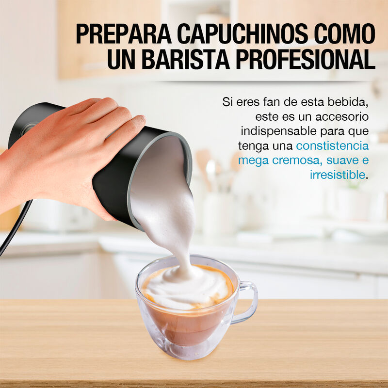 Espumador de Leche El&eacute;ctrico Profesional para C... image number null